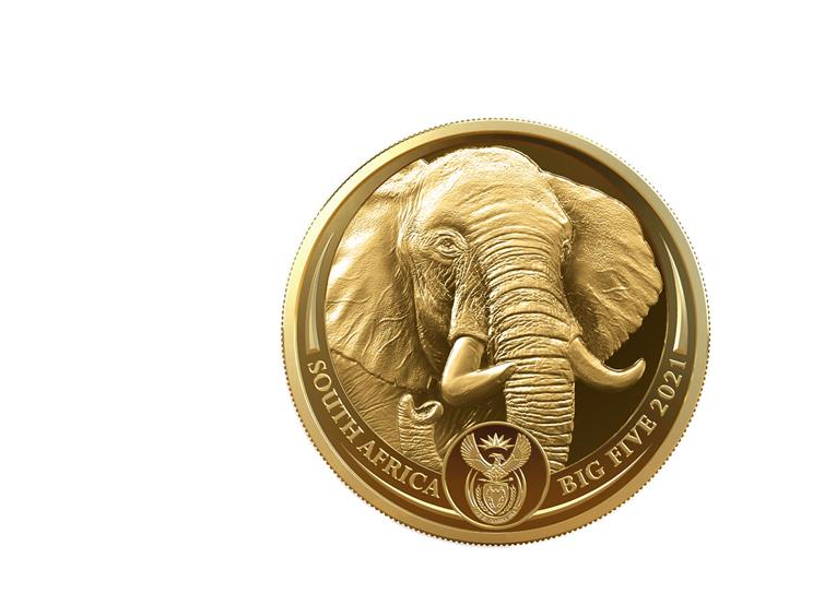1 Unze Gold Big Five II Elefant 2021